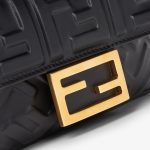 FENDI Baguette® Mini Black leather bag - Image 2